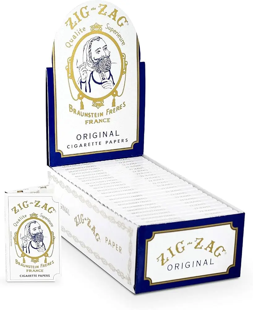 ZIG ZAG Papers White 11/2 Size 24ct