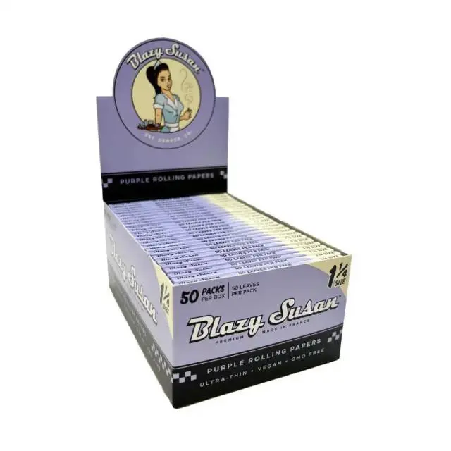 BLAZY SUSAN Purple Papers 11/4 Size 50ct