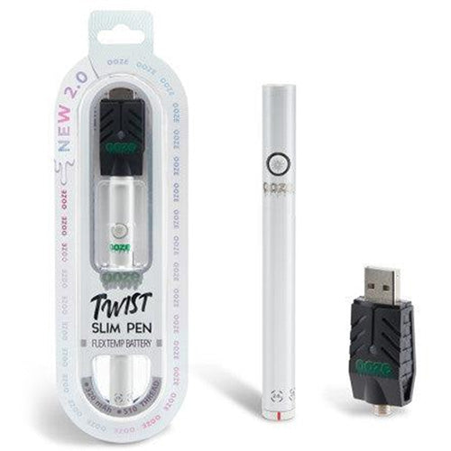 OOZE Twist Slim 2.0 Flex Temp Battery Pearl 1ct