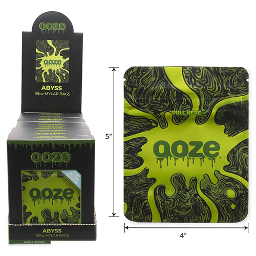 OOZE Mylar Bags Abyss 1/8oz 12-Pack 12ct