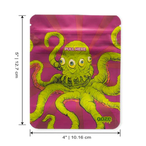 OOZE Mylar Bags Sir Inks A Lot 1/8oz 12-Pack 12ct