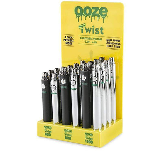 OOZE Twist Battery Display 24ct
