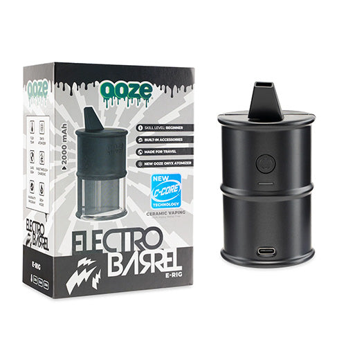 OOZE Electro Barrel Dab Rig Black 1ct