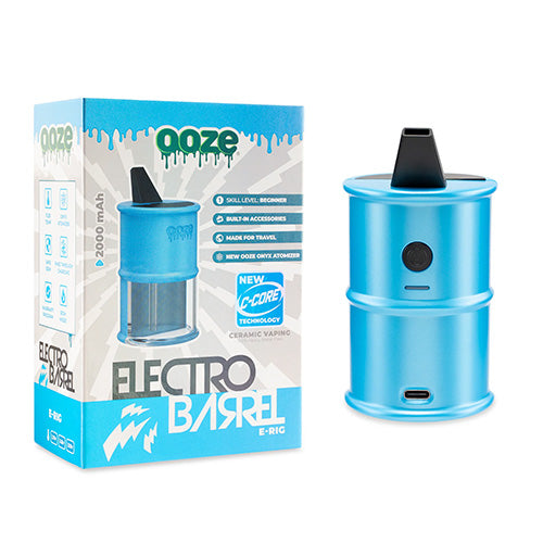 OOZE Electro Barrel Dab Rig Blue 1ct