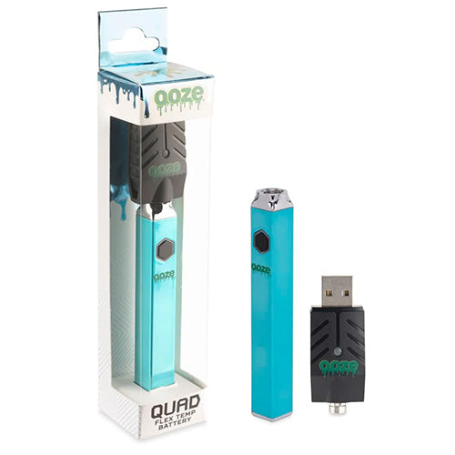 OOZE Quad Battery + Smart USB Artic Blue 1ct