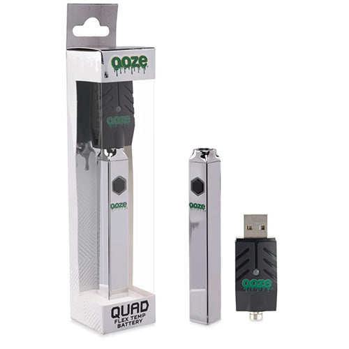 OOZE Quad Battery + Smart USB Cosmic Chrome 1ct