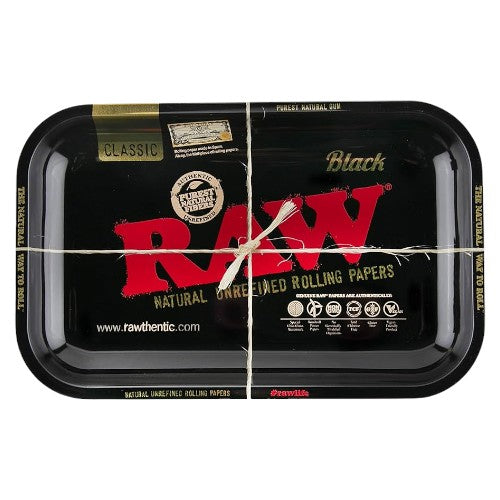 RAW Metal Tray Small Black 1ct