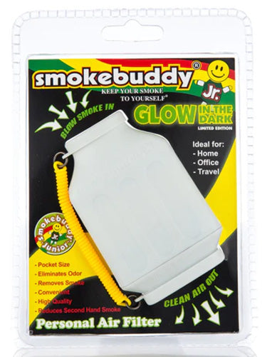 SMOKE BUDDY Large Glow In The Dark White 1ct