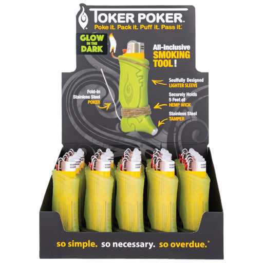 TOKER POKER Bic Edition Glow in the Dark Display 25ct