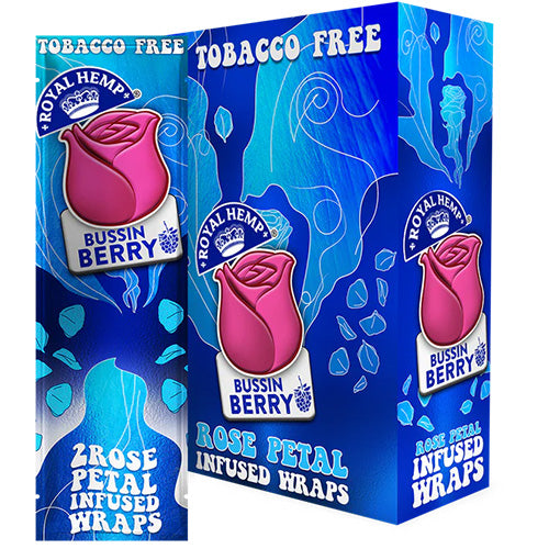 BLUNTS & ROSES Wraps Bussin' Berry 25ct