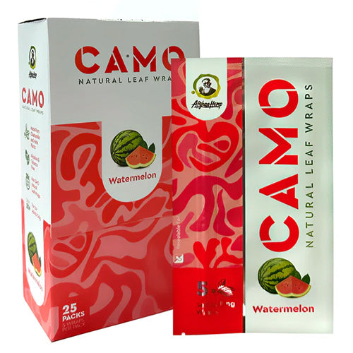 CAMO Natural Leaf Wraps Watermelon 5-Pack 25ct