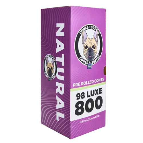 CONE SUPPLY Natural Brown 98mm Size Cones 800ct