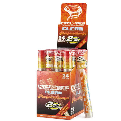 CYCLONES 2X Clear Pimperschnaps 24ct