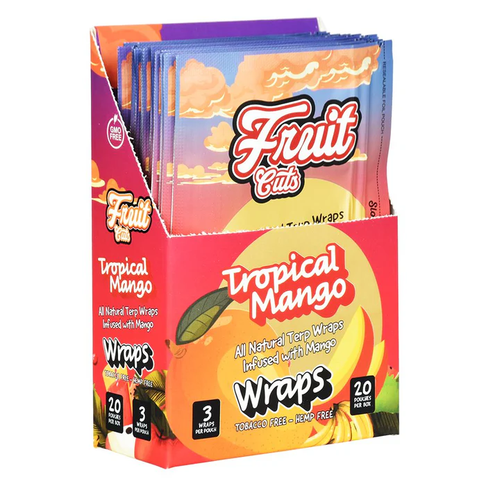 FRUIT CUTS Wraps Tropical Mango 3/20ct