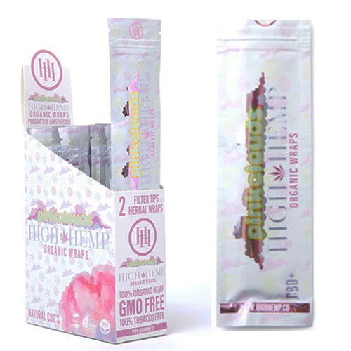 HIGH HEMP Wraps Pink Clouds 25ct