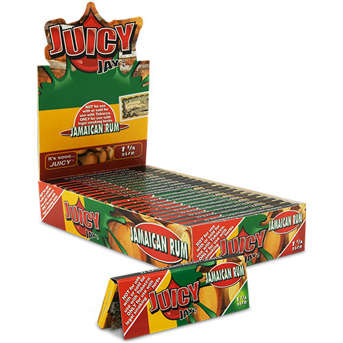 JUICY JAY'S Papers 11/4 Size Jamaican Rum 24ct