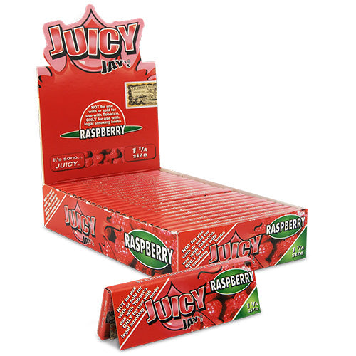 JUICY JAY'S Papers 11/4 Size Raspberry 24ct