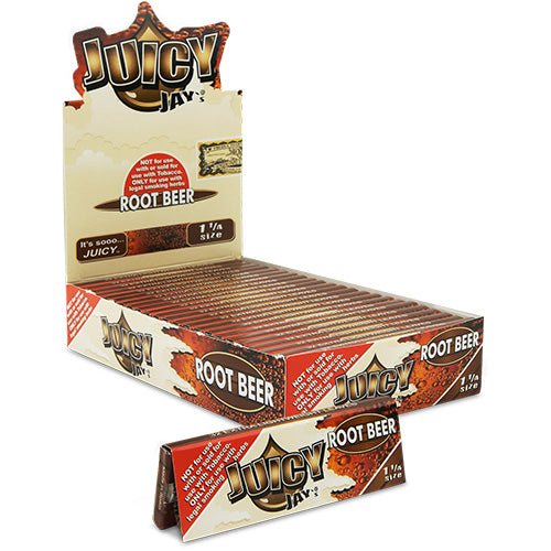 JUICY JAY'S Papers 11/4 Size Root Beer 24ct (Discontinued)