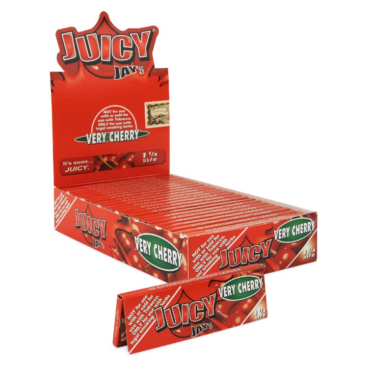 JUICY JAY'S Papers 11/4  Connoisseur Very Cherry 24ct