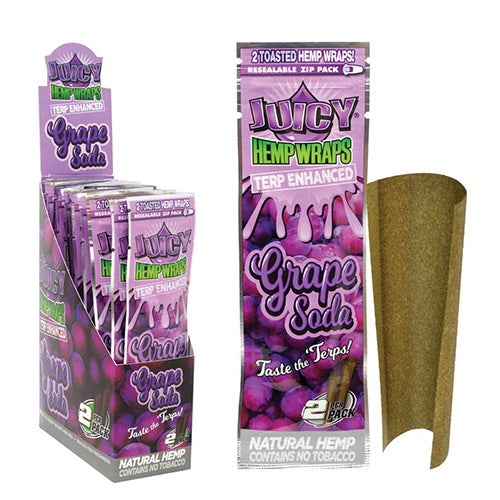 JUICY JAY'S Terp Wraps Grape Soda 25ct