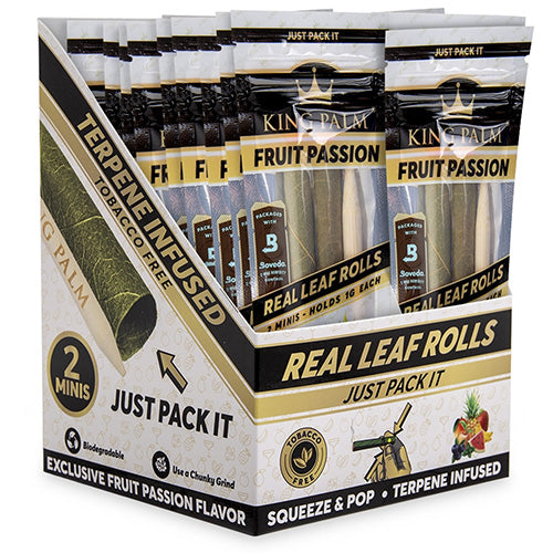 KING PALM Mini 2-Pack Fruit Passion 20ct