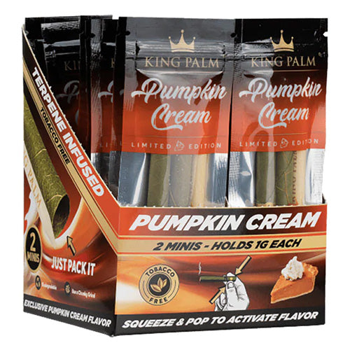 KING PALM Mini 2-Pack Pumpkin Cream 20ct