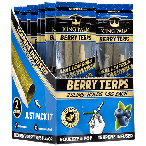 KING PALM Slim 2-Pack Berry Terps 20ct