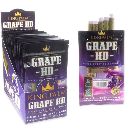 KING PALM Mini 5-Pack Grape HD 15ct