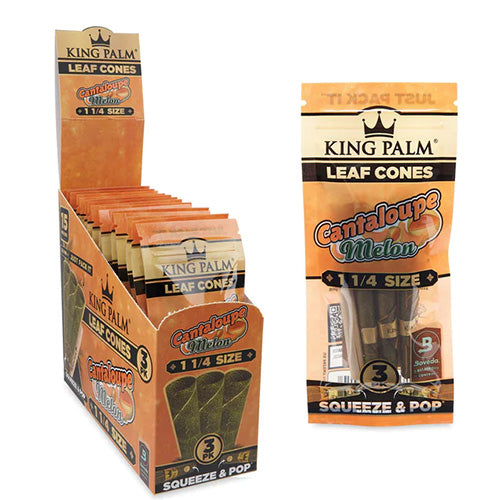 KING PALM Cones 11/4 Size Cantaloupe 3-Pack 15ct