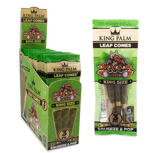 KING PALM Cones King Size Dragon Fruit 3-Pack 15ct