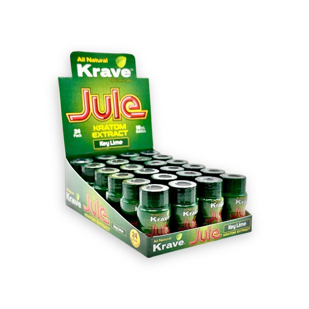 KRAVE Jule Kratom Extract Key Lime 10ml 24ct