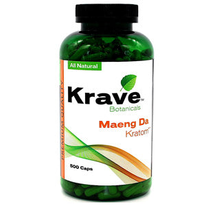KRAVE Kratom Maeng Da Caplets 500/1ct
