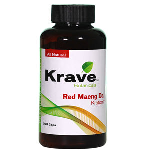 KRAVE Kratom Red Maeng Da Caplets 500/1ct