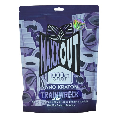 MAXXOUT Kratom Trainwreck Capsules 1,000ct