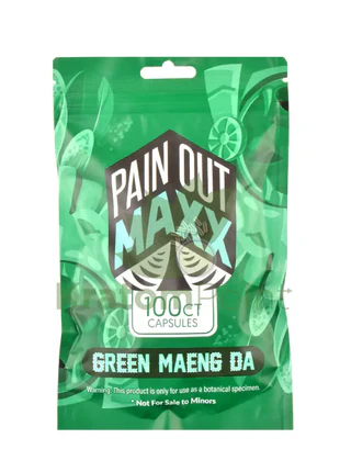 MAXXOUT Kratom Green Maeng Da Capsules 100ct