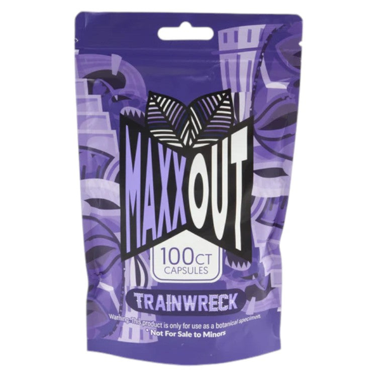 MAXXOUT Kratom Trainwreck Capsules 100ct