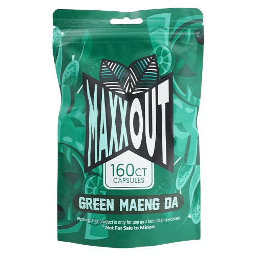 MAXXOUT Kratom Green Maeng Da Capsules 160ct
