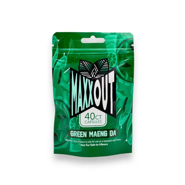 MAXXOUT Kratom Green Maeng Da Capsules 40ct