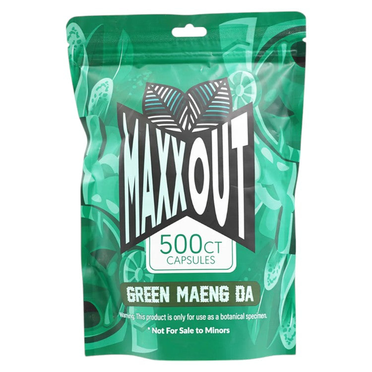 MAXXOUT Kratom Green Maeng Da Capsules 500ct