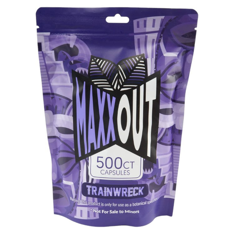 MAXXOUT Kratom Trainwreck Capsules 500ct
