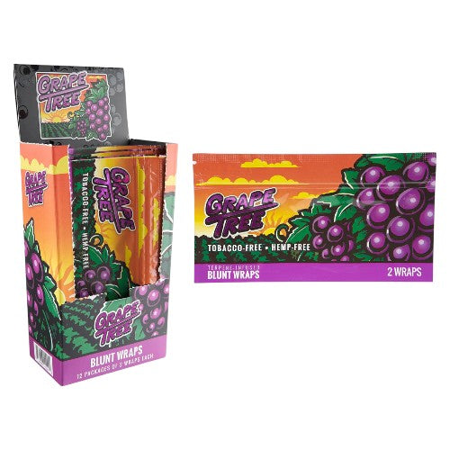 ORCHARD BEACH Grape Tree Terpene Infused Blunt Wraps 2-Pack 12ct