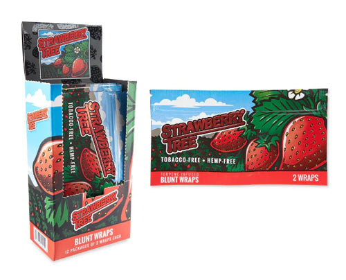 ORCHARD BEACH Strawberry Tree Terpene Infused Blunt Wraps 2-Pack 12ct