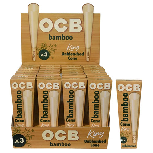 OCB Cones Bamboo King Size 3/32ct