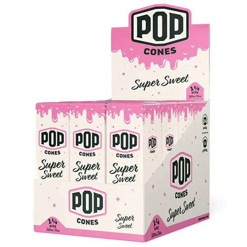 POP CONES Ultra Thin Cones Super Sweet 11/4 Size 6/24ct