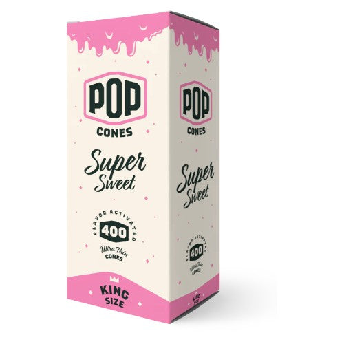 POP CONES Bulk Ultra Thin Cones Super Sweet King Size 400ct