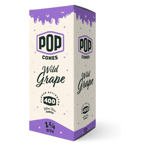 POP CONES Bulk Ultra Thin Cones Wild Grape 11/4 Size 400ct