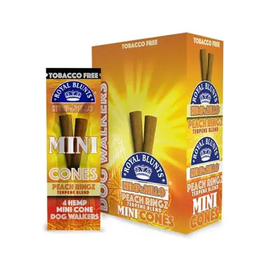 ROYAL BLUNTS Mini Cones Peach Ringz 10ct