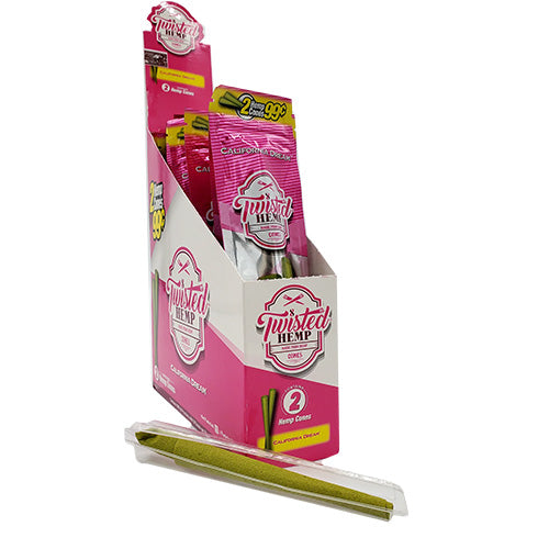 TWISTED HEMP Cones California Dream 2-Pack 10ct