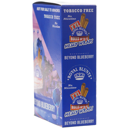 XXL WONDERBRETT Hemp Wraps Beyond Blueberry 25ct