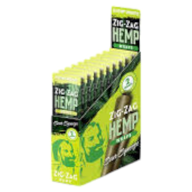 ZIG ZAG Hemp Wraps Sour Squeeze 2-Pack 25ct